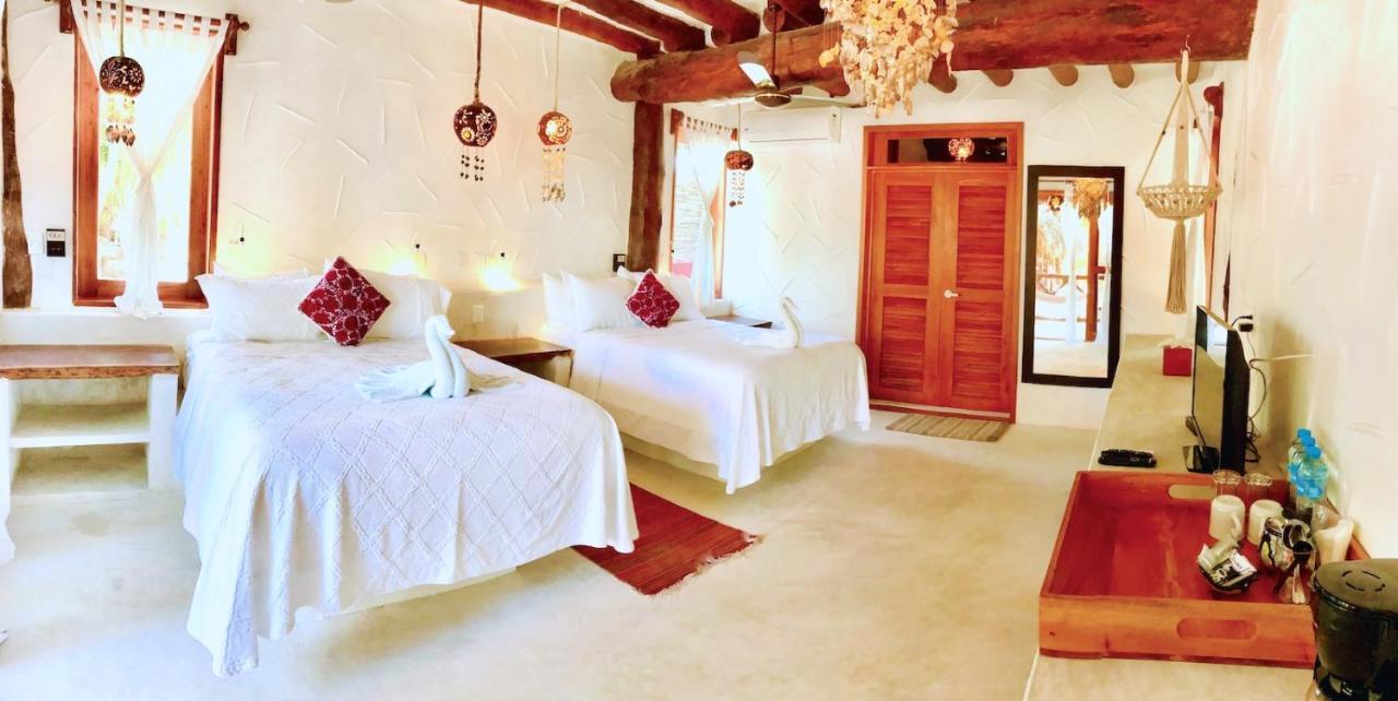 Palapas Del Sol Hotel Isla Holbox Buitenkant foto