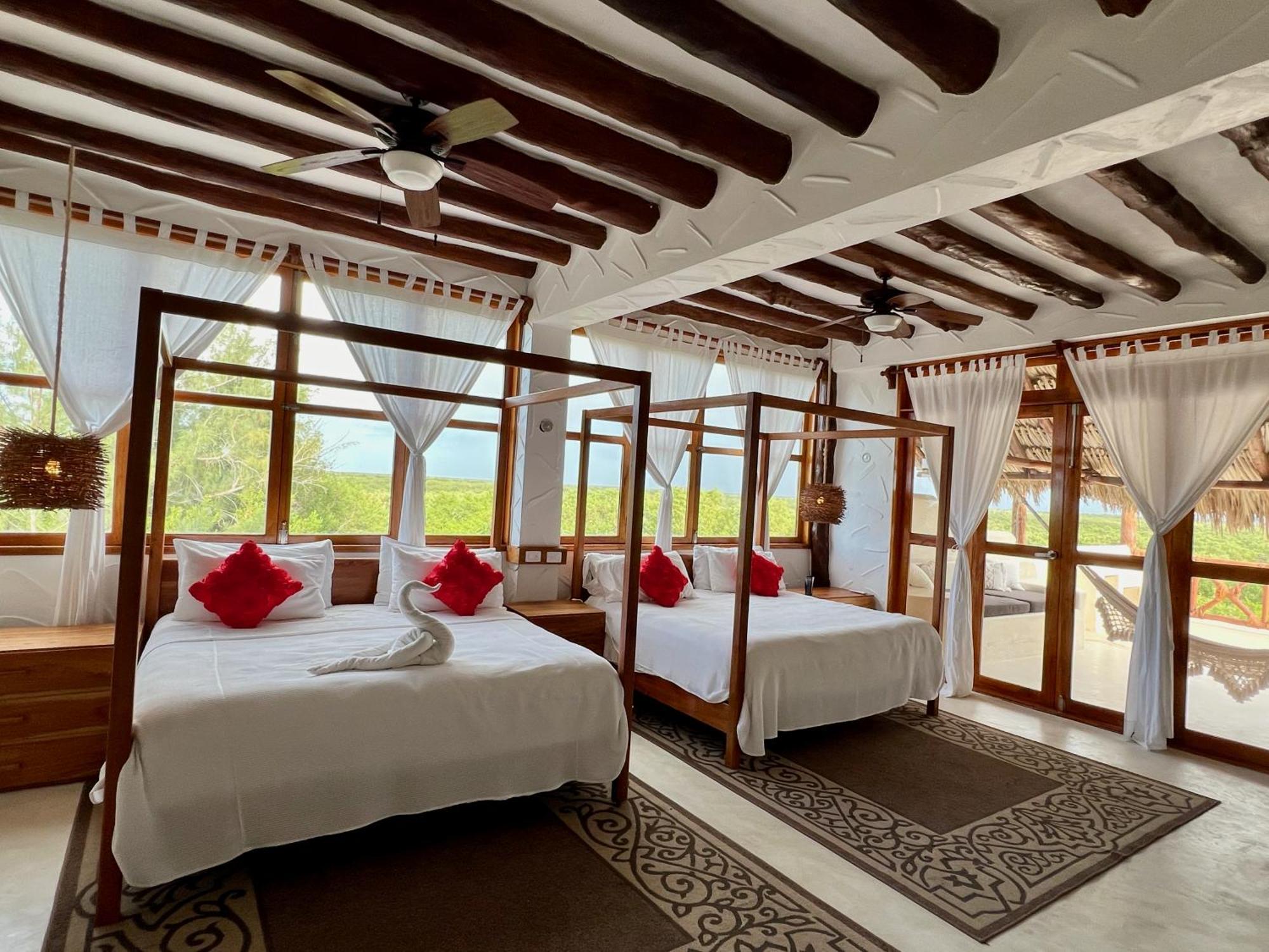 Palapas Del Sol Hotel Isla Holbox Buitenkant foto