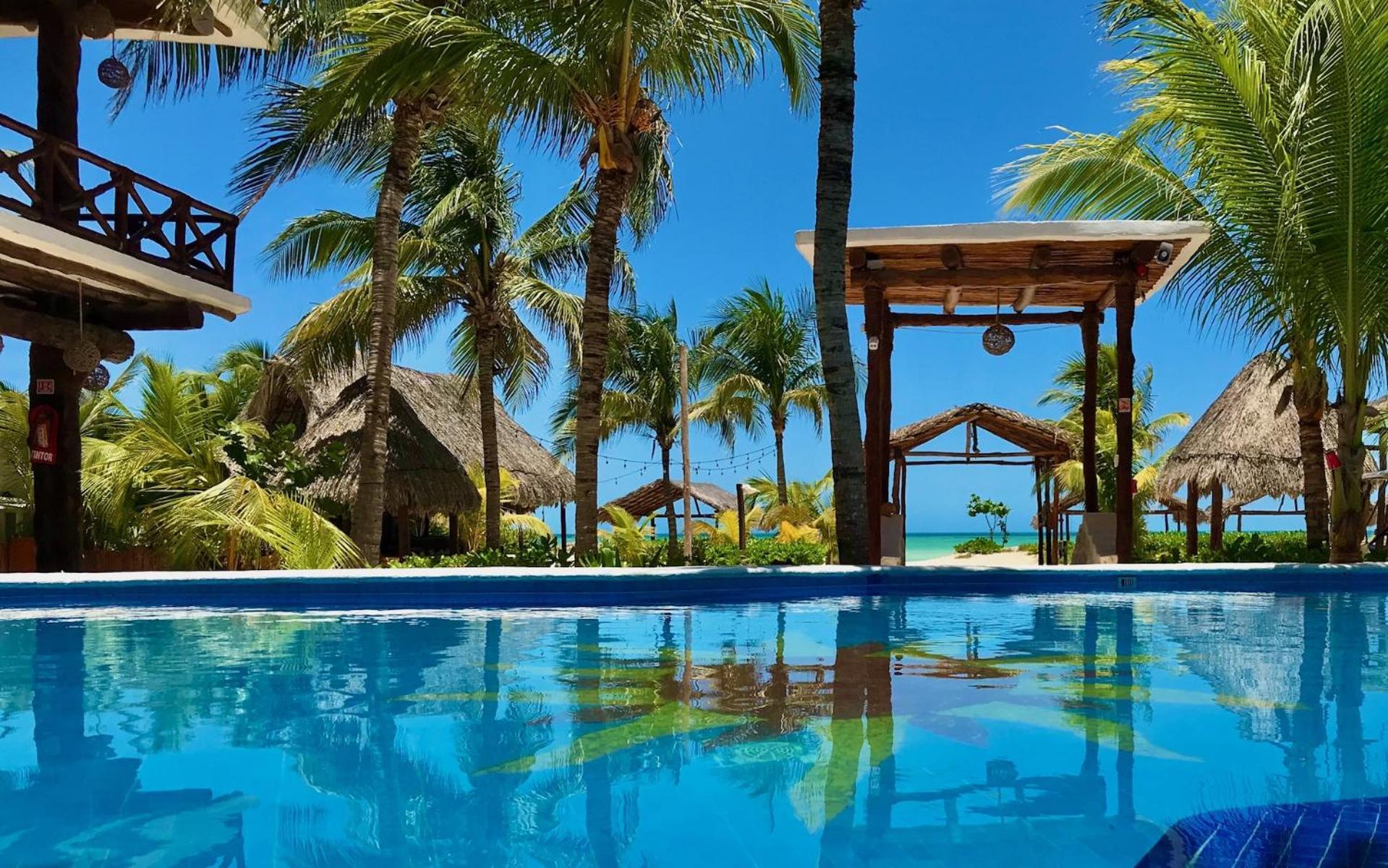 Palapas Del Sol Hotel Isla Holbox Buitenkant foto