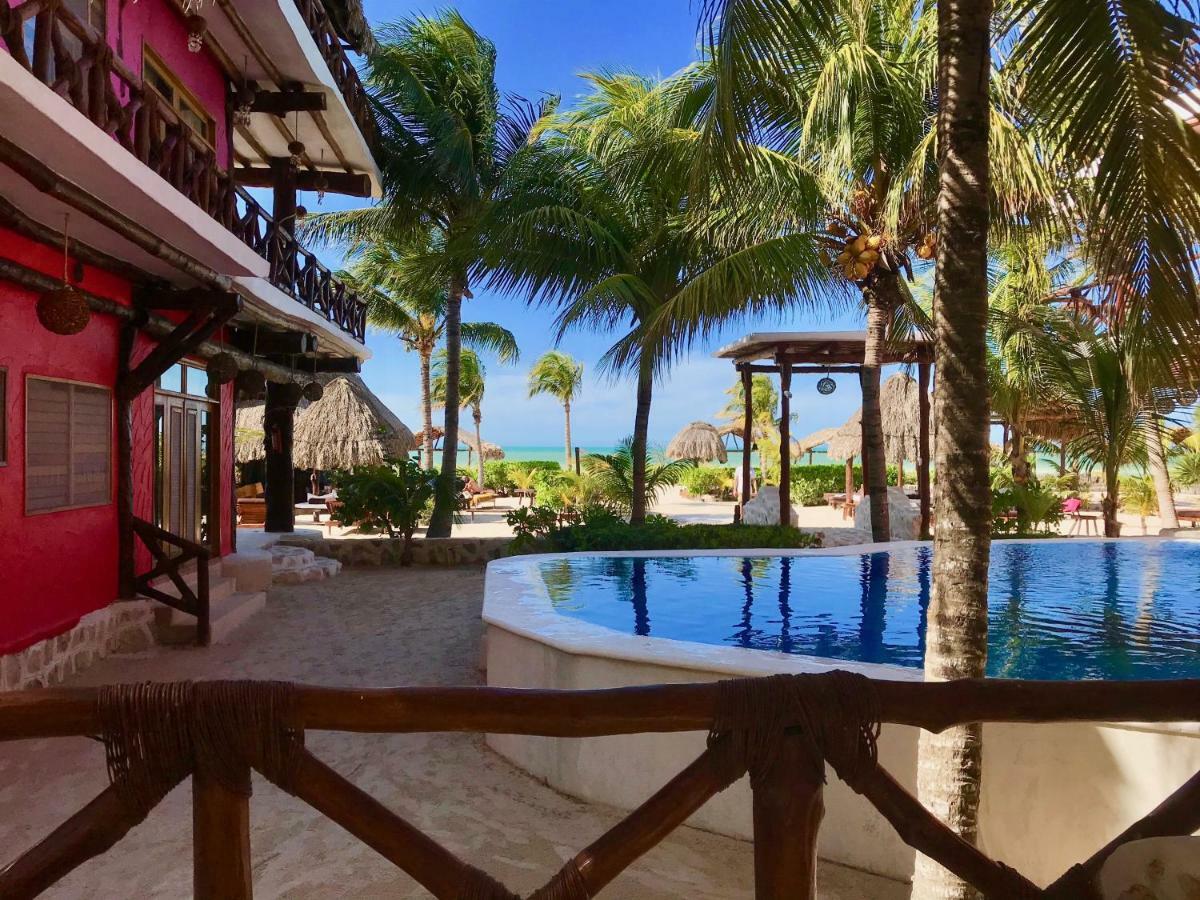 Palapas Del Sol Hotel Isla Holbox Buitenkant foto